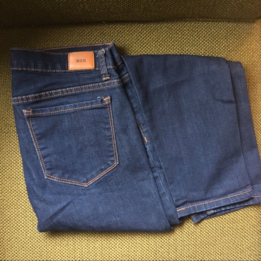 BDG Mid Rise Cigarette Ankle Jeans Size 30